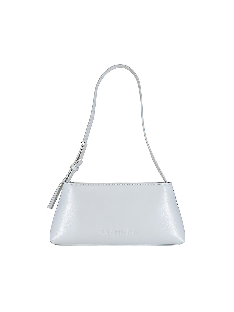 Calvin KLEIN Tasche - Schultertasche EMBOSSED hellblau damen